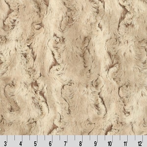 Shannon Fabrics Minky - Luxe Cuddle® Wild Rabbit Sandshell / 60&quot; wide - Shannon Fabrics