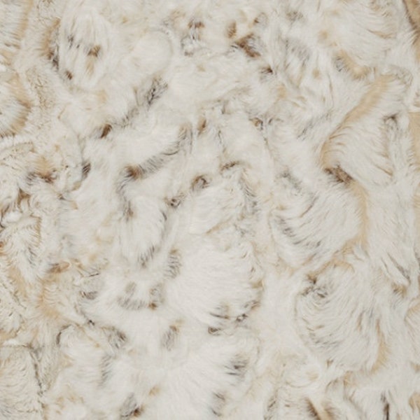 Minky - Luxe Cuddle® Snowy Owl Natural/60" wide -  Shannon Fabrics