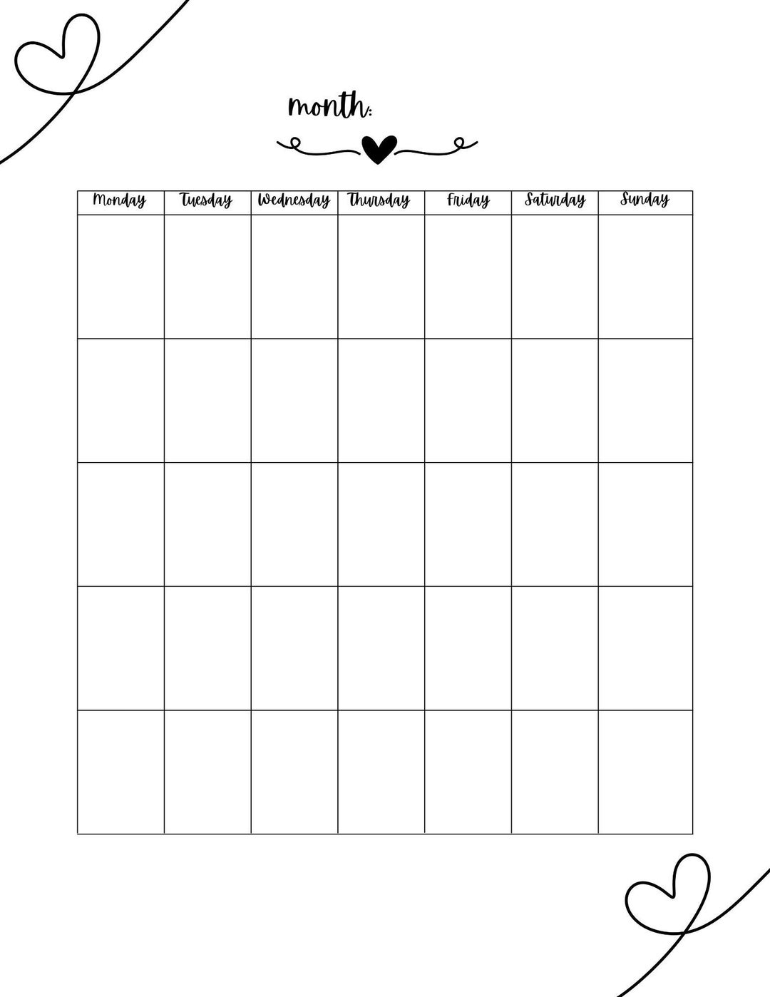 heart-frame-minimal-blank-calendar-template-8-5-x-11-inches-vertical