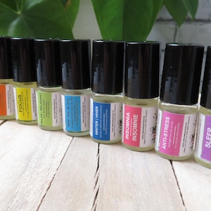 Roll on Essential Oil Blends | Roller Ball Aromatherapy Oils | Natural Therapy Oil Blends