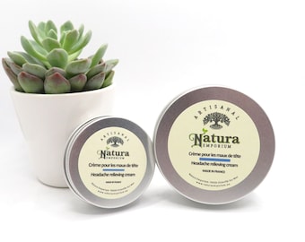 Baume pour les maux de tête | Pommade mal de tête et migraine | Naturel et végan | Soins holistiques | Apaisement holistique
