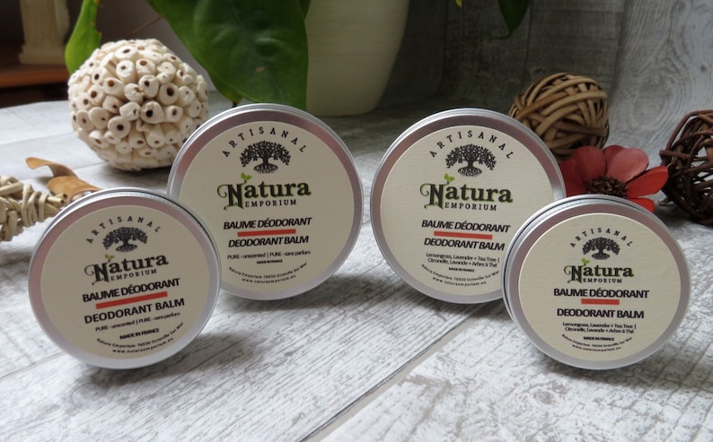 Natural & Vegan Deodorant Bar or Balm | Solid Deodorant Bar | Plastic ...