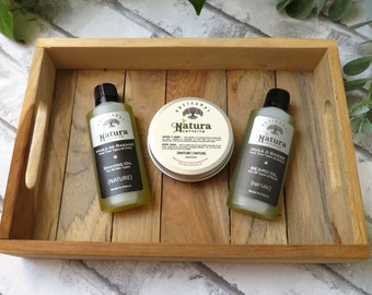 Vegan beard oil and beard balm set | Natural beard conditioner | Beard grooming set | Gift for St Valentine's | Beard care set