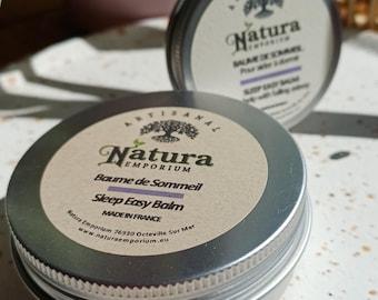 Baume apaisant pour le sommeil | Baume pour l'aromathérapie | Baume de massage calmant et relaxant | Bien-être hivernal | Santé holistique
