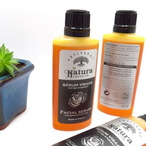 Natural facial serums | For normal, mature, oily and sensitive skin | Pro-aging Face oil | Spring skincare gift | Mother's day gift