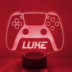 Game Controller  Personalized Led  Night Light, 16 colors with remote control