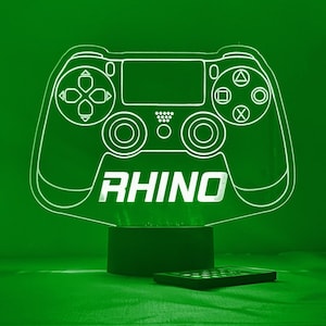 Gamer Box Controller Night Light, Gamer Light, Personalized 16 colors, remote control