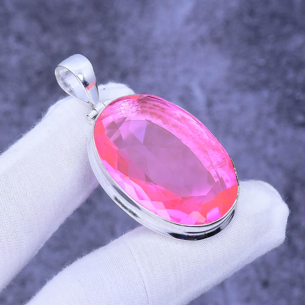 Collana Artigianale In Argento 925 Con Ciondolo In Agata Ovale – Gioiello Boho Donna, Fatto A Mano