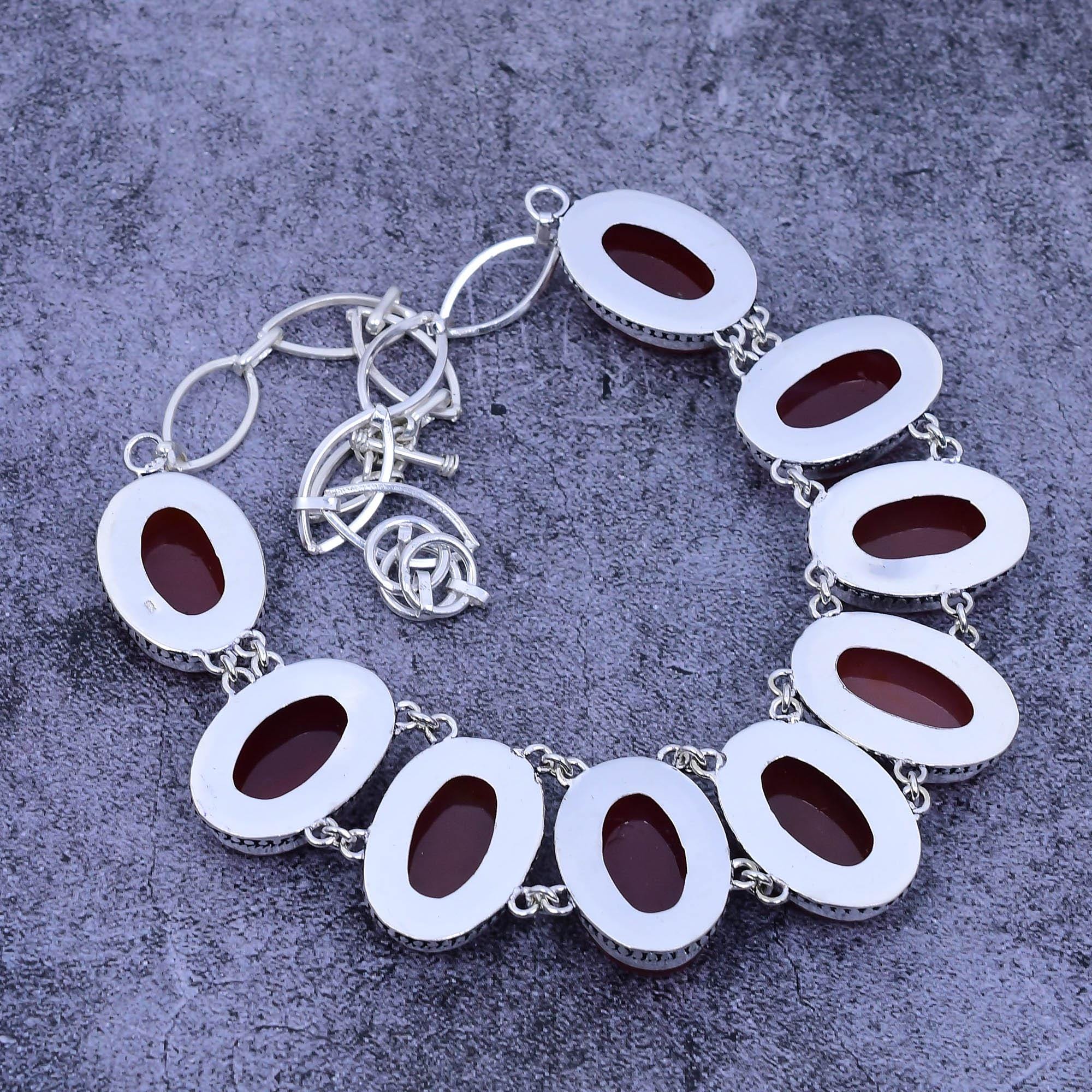 Colgante Artesanal De Plata Y Agata Cornalina. - 49 Eur. - Joyería