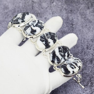 Buffalo Turquoise Sterling Silver Bracelet: Handmade Bohemian Jewelry