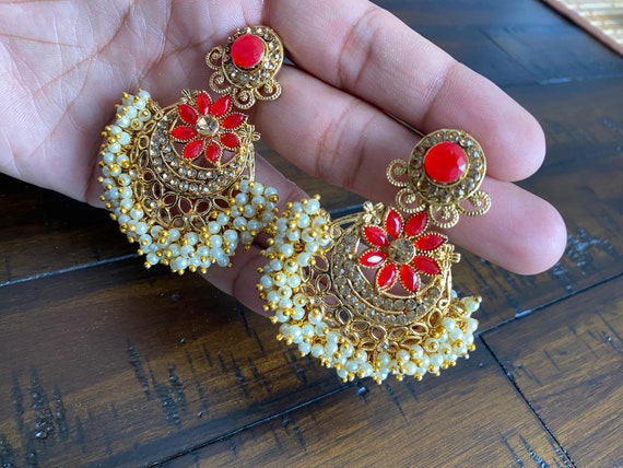 Polished Party Wear Designer Earring, Technics : Handmade, Feature : Fine  Finishing at Rs 1,781 / Pair in Kolkata