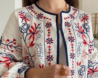 flower jacket womens