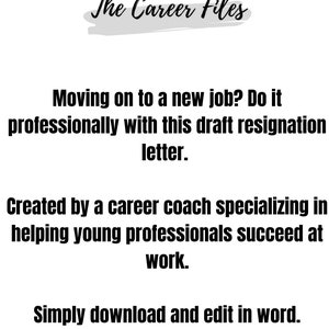 Resignation Letter Template Editable Word File with free eBook image 2