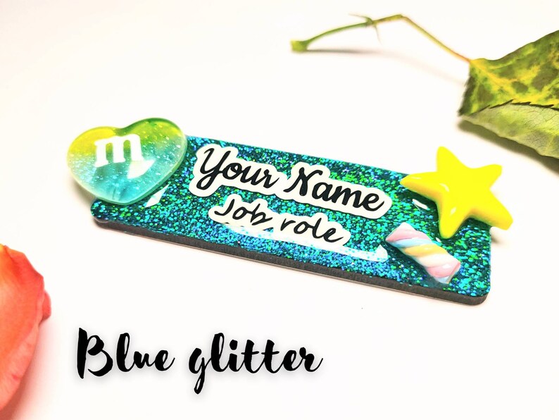 Personalised Custom Name Badge Name Tag Monogram Gift Etsy