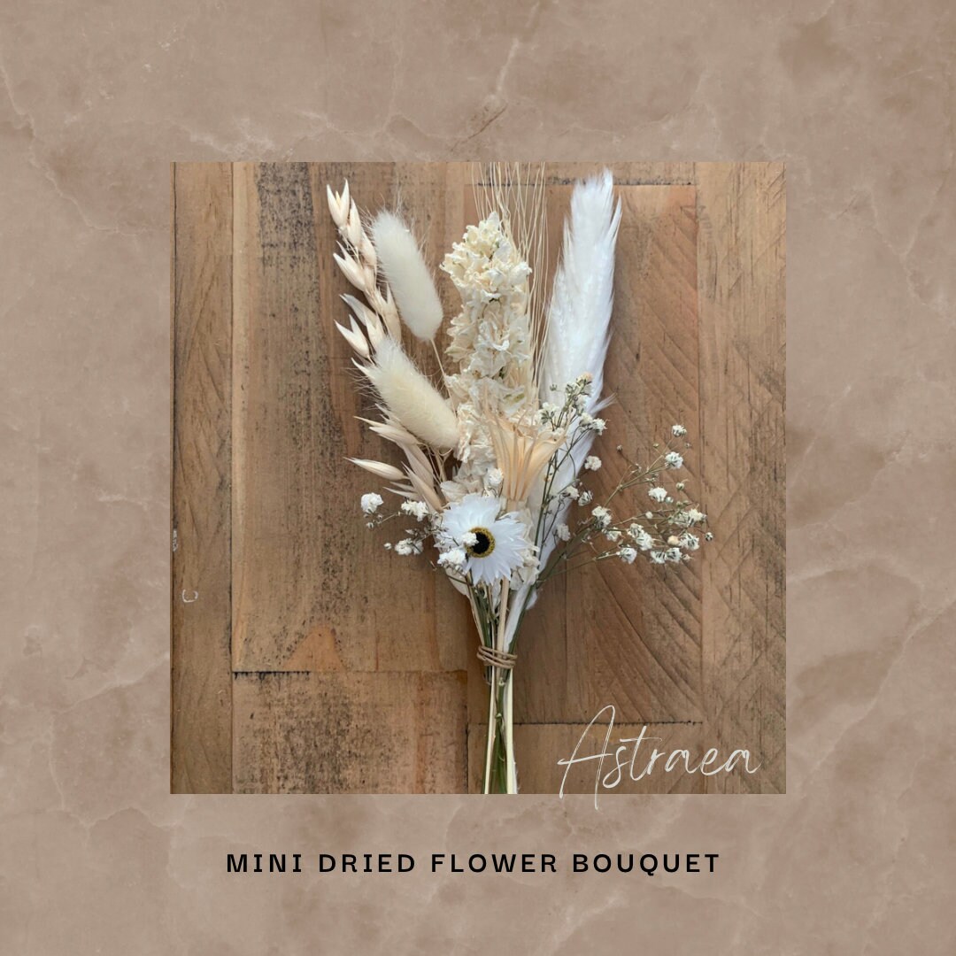 Mini Dried Flower Letterbox Bouquet Dried Flower Arrangement Dried