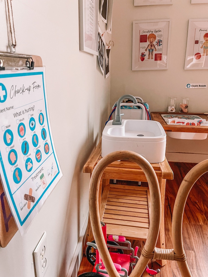 Hospital Dramatic Play Unit Etsy