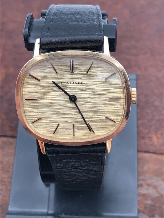 Vintage Longines Quartz Dress watch Gold Plated Gem