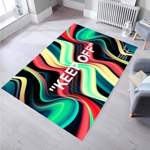 Keep Off Modern Rug: Colorful Themed Living Room Decor