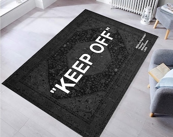 Keep Off Area Rug: Personalized Office Decor