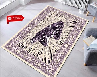 Star Wars Rug: Millennium Falcon, Non-Slip Kids Room Carpet (3x5)