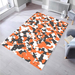 Camouflage Rug, Modern Art Rug, Home Decor Rug, Abstract Rug, Rugs for Living Room, Non Slip Carpet, Decorative Rug, Area Rug