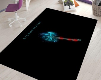 Stormbreaker Rug, Thor Rug, Kids Room Rug, Fan Rug ,Play Rug, Rug for Living Room, Area Rug, Children Rug, Modern Rug, Non Slip Rug 2