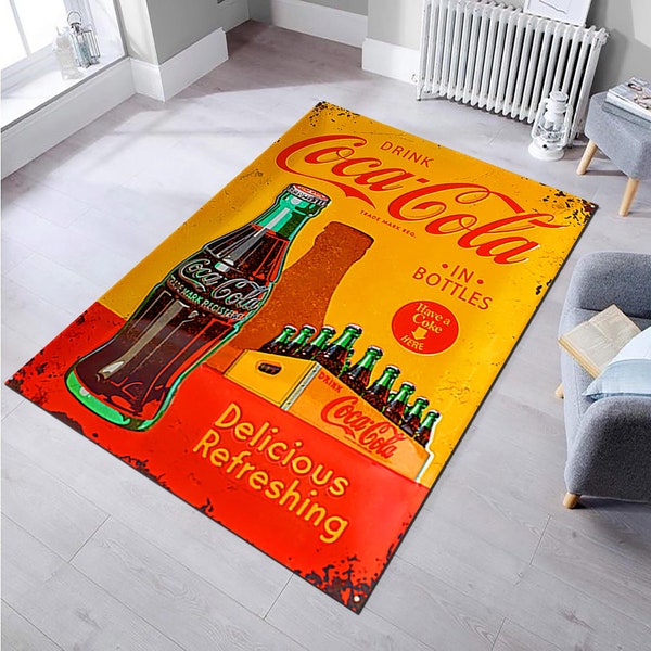 Coca Cola Kitchen Rugs Etsy UK