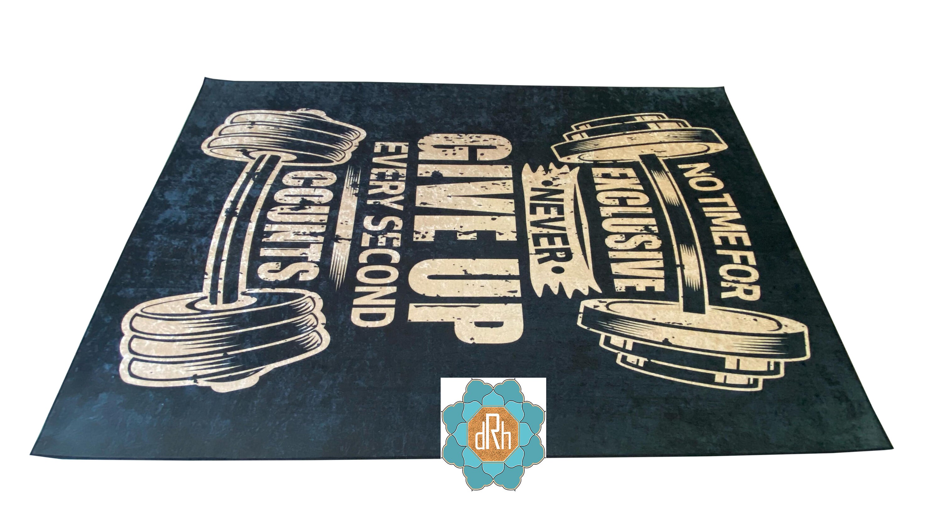 Gym Room Rug: Non-slip Fitness Decor, Bodybuilding Sport Rug - Etsy
