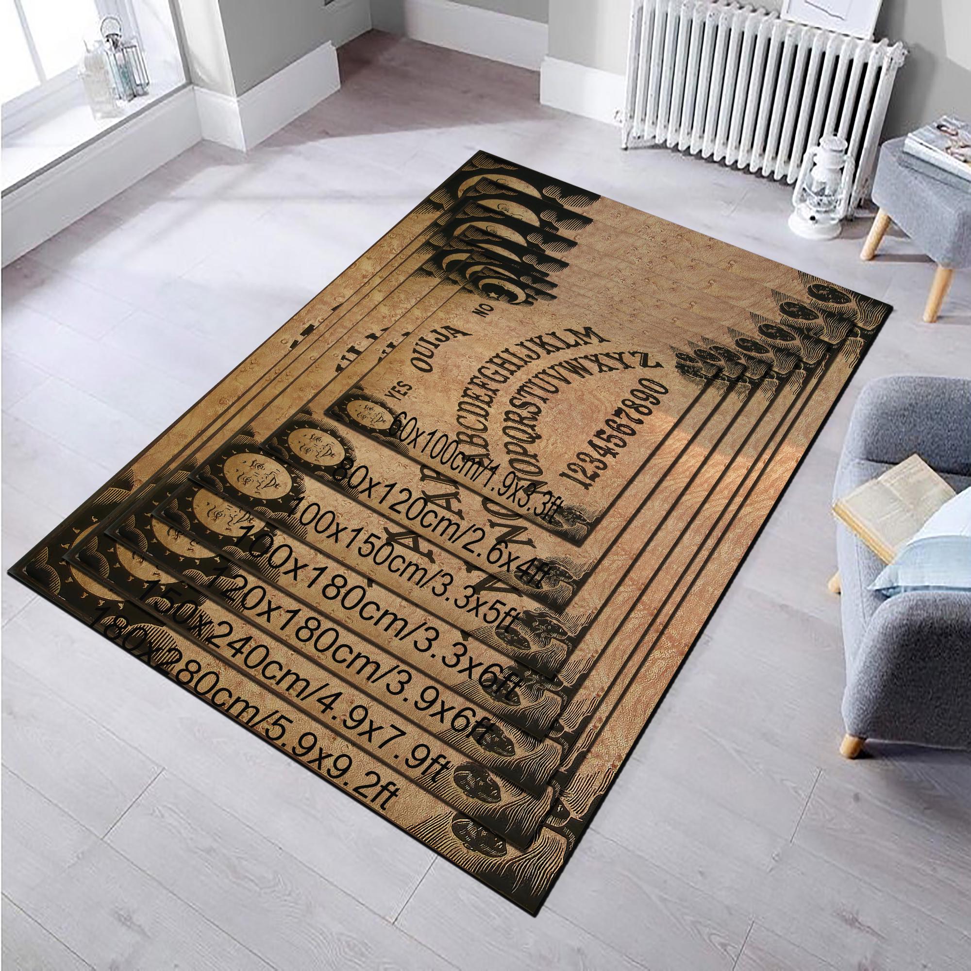 Ouija Board Rug: Non-slip Microfiber Area Rug - Etsy