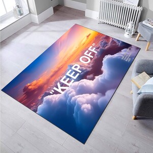 Cloudy Rug Keep Off Decor,Wohnaccessoires,Keep Off Rug,Custom Rug,Popular Rug,Modern Rug,Home Decor Rug,Living Room Rug,Non-Slip Rug,