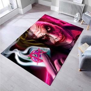 Alfombra Joker, alfombra para niños, alfombra para habitación de niños, alfombra para niño, alfombra de regalo, alfombra para sala de estar, alfombra de área, alfombra antideslizante, alfombra de decoración del hogar, regalo para él, 9