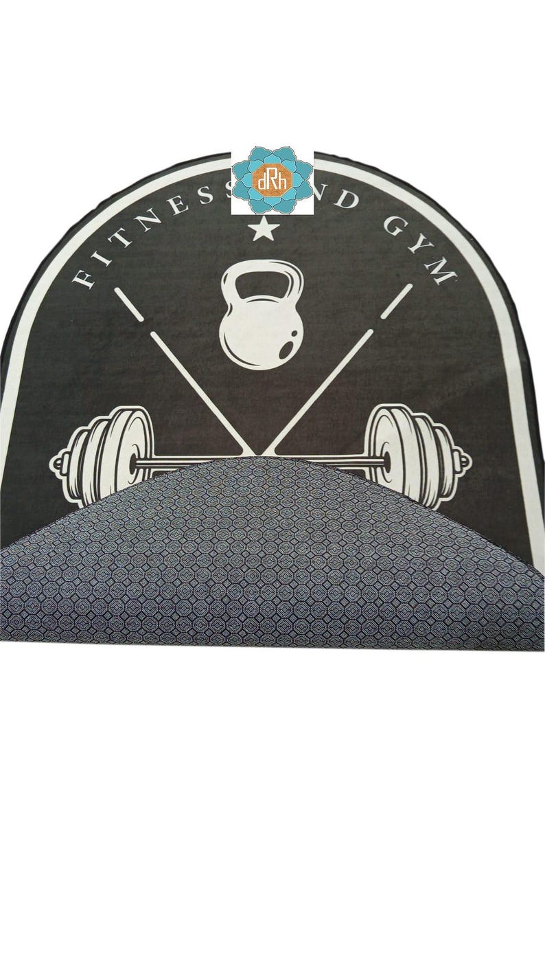 Motivational Gym Room Rug: Fitness Sport Center Area Rug - Etsy