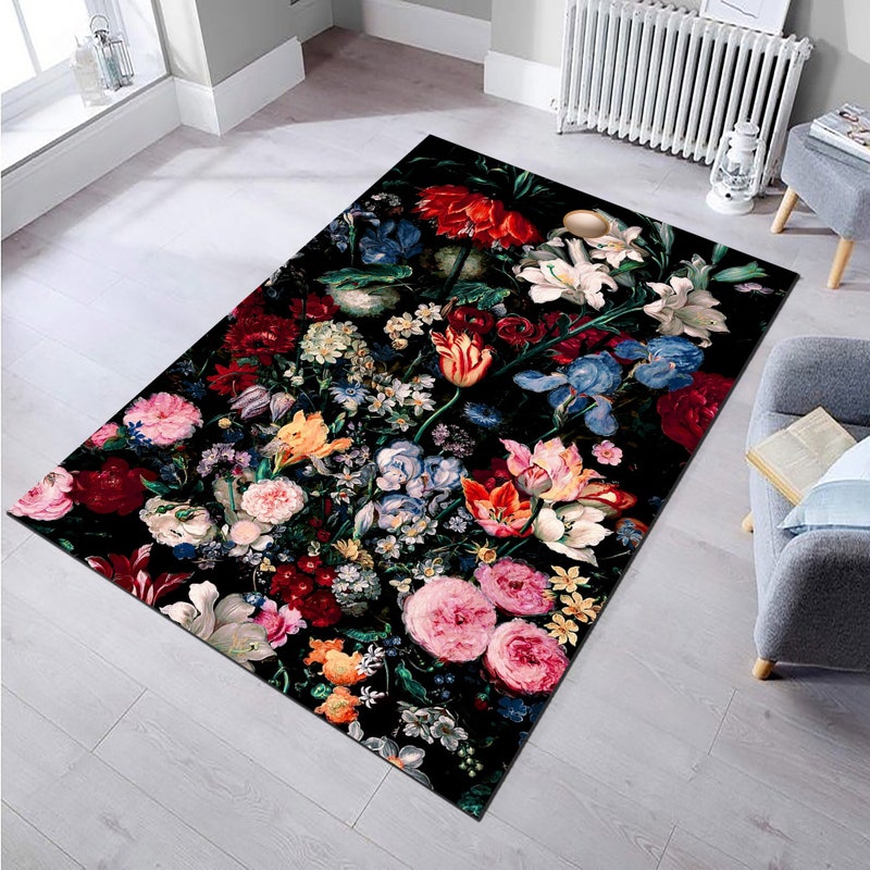 Flower Rug - Etsy