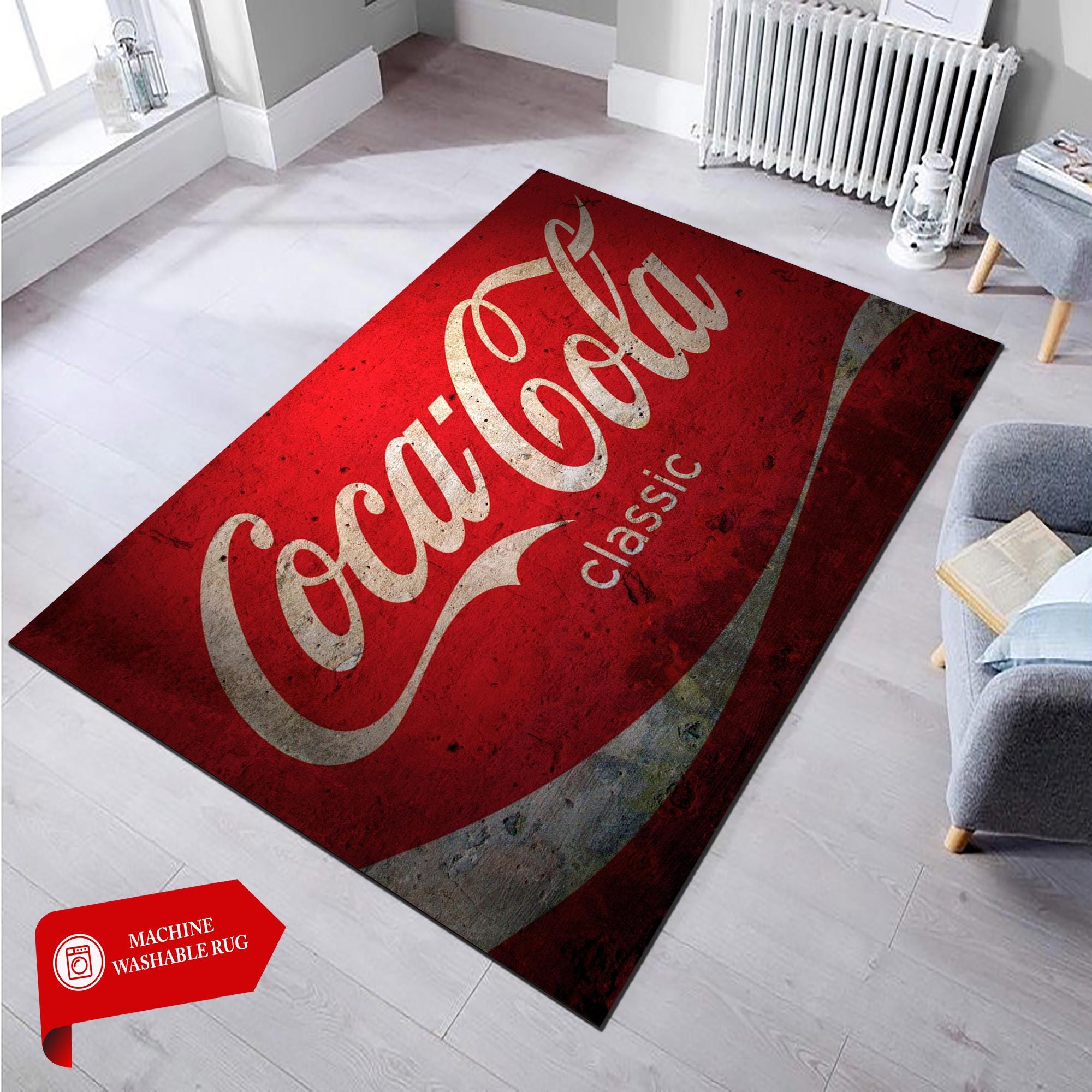 90s Coca Cola　コカコーラ　vintage ラグ　マット　カーペット Yahoo!オークション - B11-12/O2.6-3 Coca Cola コカコーラ ラグ