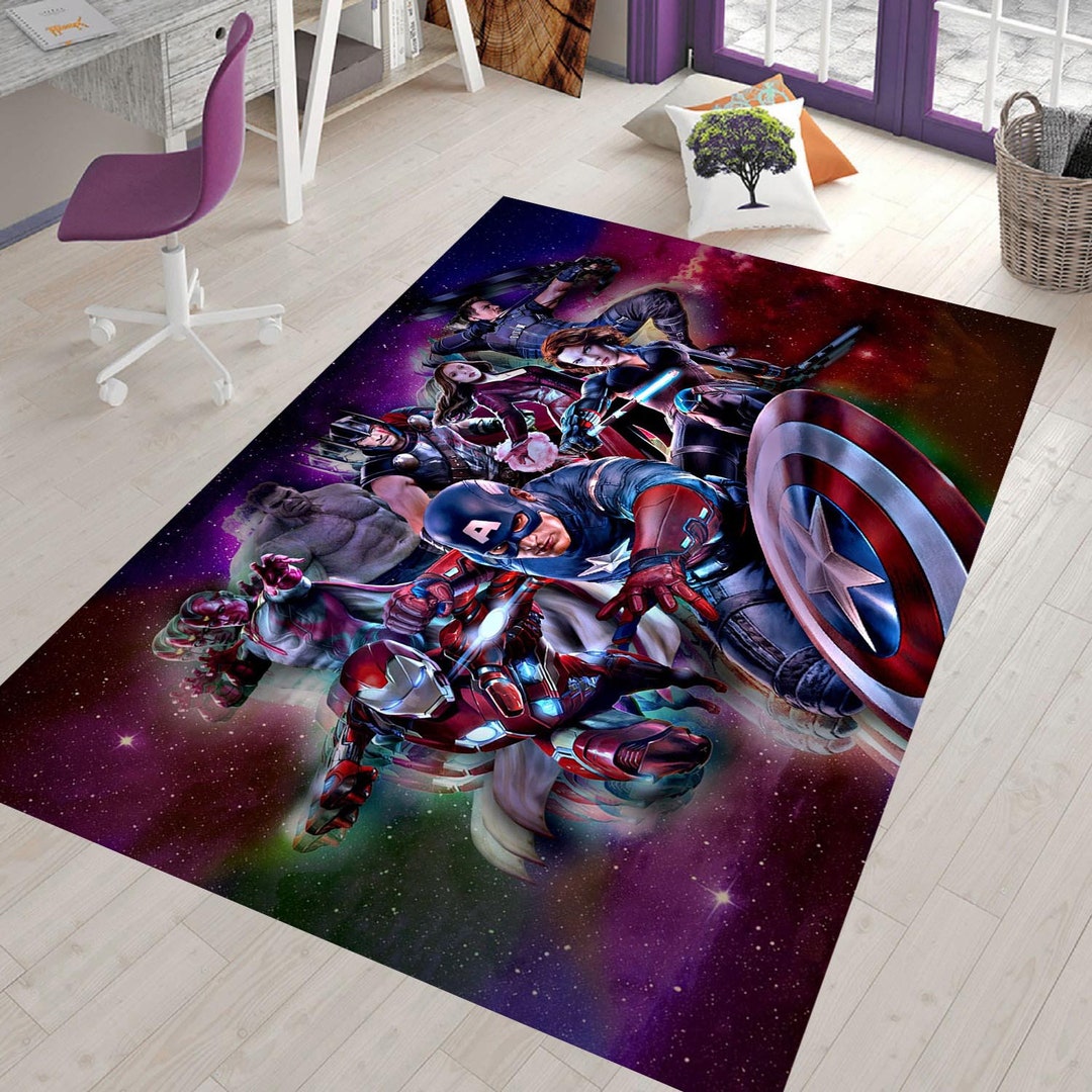 Captain America Rug, Iron Man Rug, Thor Rug,kids Room Rug,themed Rug ...
