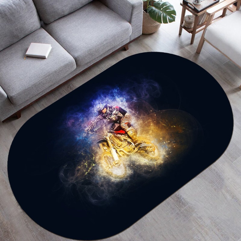 Motorcycle Rug - Etsy