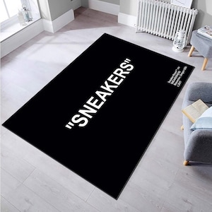 Alfombra de zapatillas, alfombra de decoración del hogar, alfombra Hypebeast, alfombra de habitación para niños, alfombra personalizada, alfombra de calle, alfombra popular, alfombra para sala de estar, alfombra de área, alfombra antideslizante