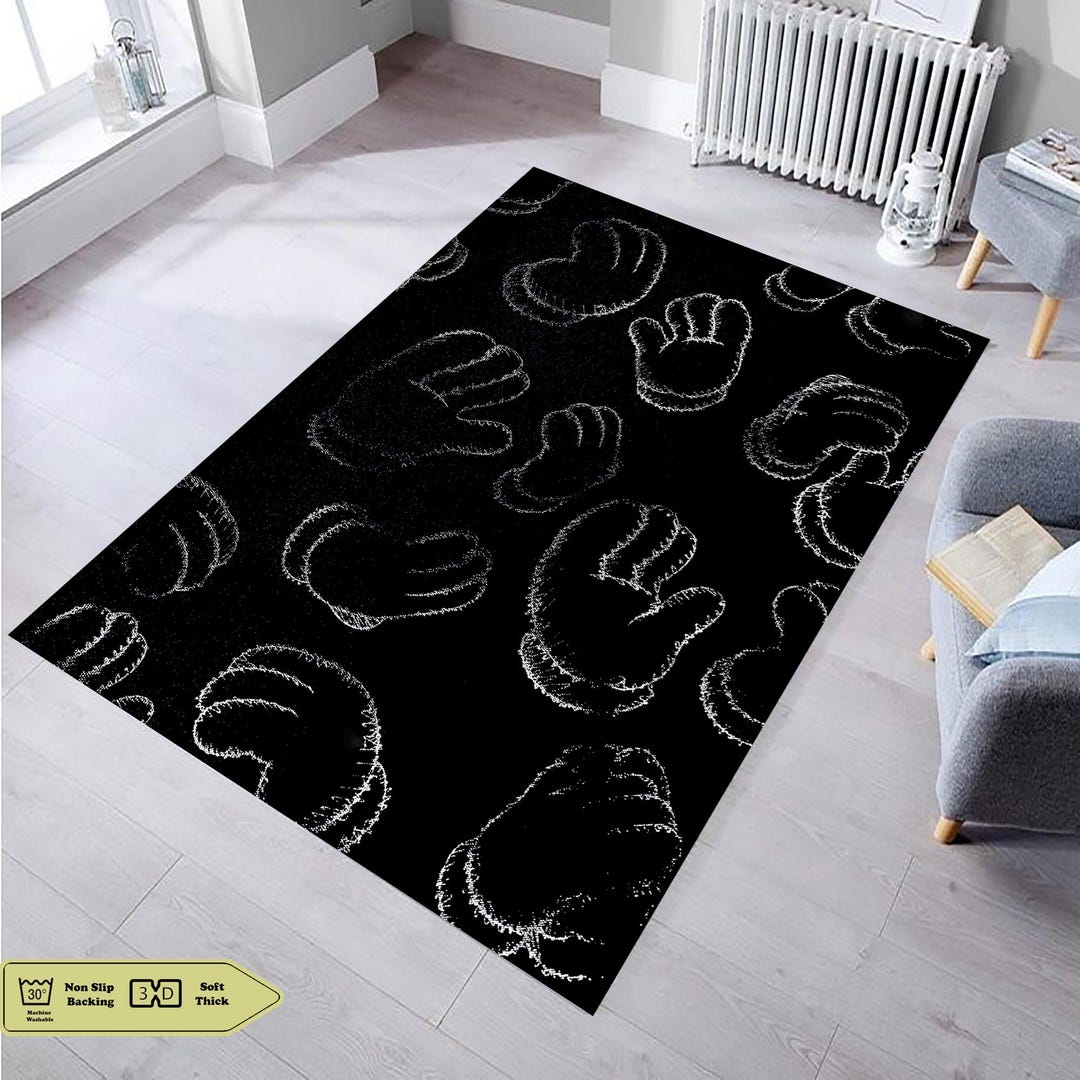 E Fashion Rugs Hypebeast Street Fashion Rug: Washable Microfiber Area Rug - Etsy
