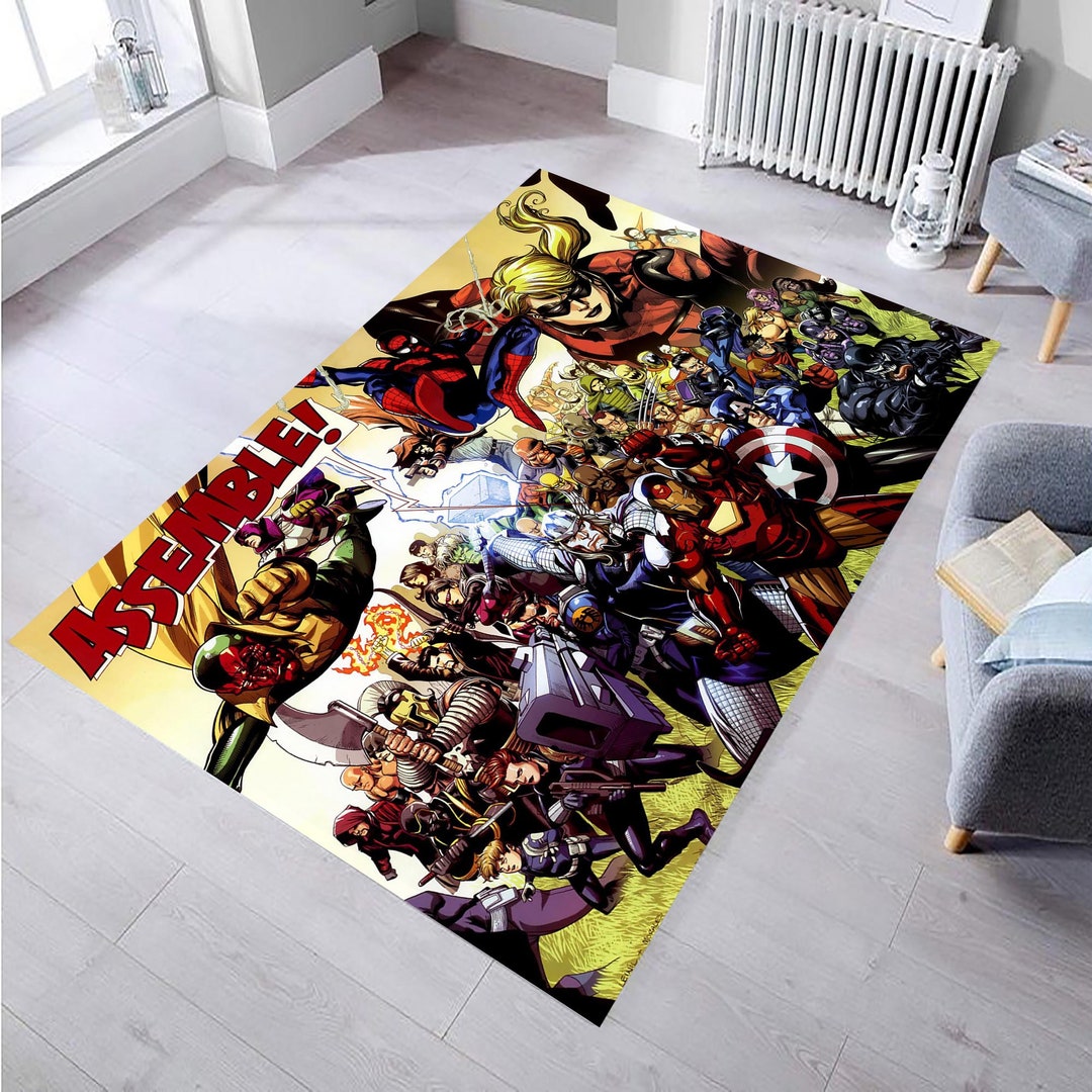 Icoon Man Rug Iron Man Rug, Hulk Rug, Thor Rug, Kids Room Rug, Child Rug, Kids Room ...