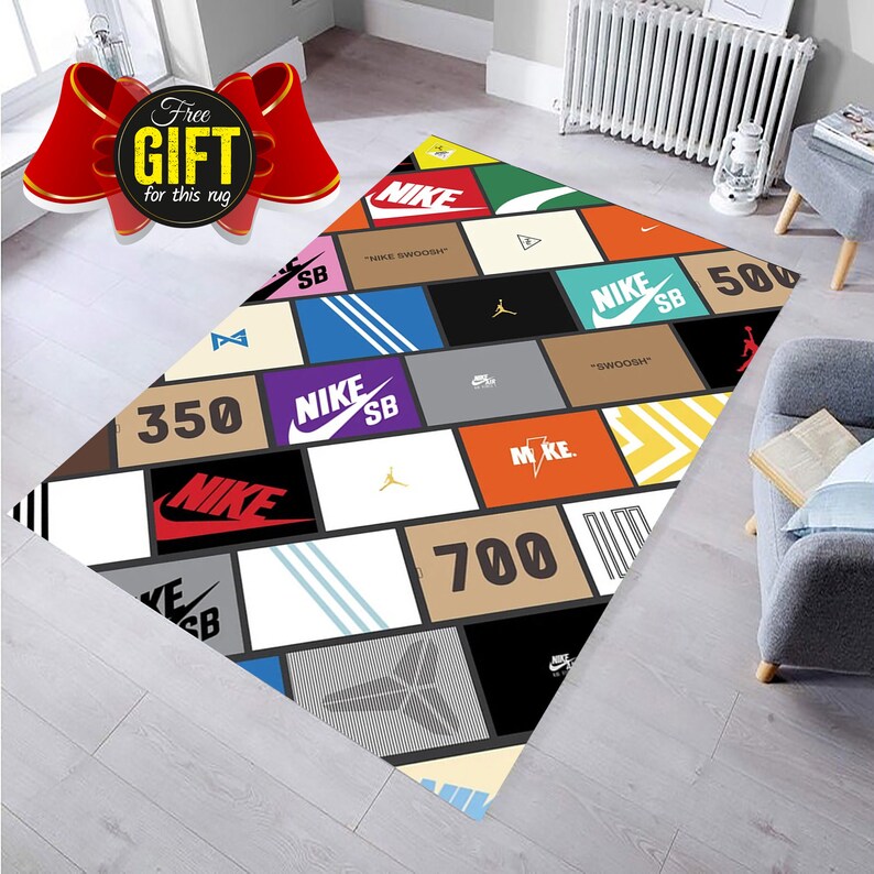 Sneakers Rug Custom Hypebeast Rug Street Rug Kids Room Rug Etsy