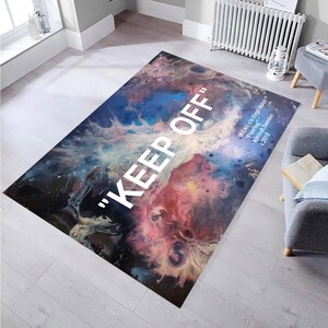 Keep Off Rug,Themed Rug,Keep Off,Rugs for Living Room,Decorazione Per La Casa,Custom Area Rug,Gift for Her,Home Decor Rug,Washable Rug