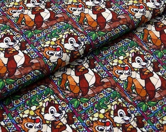Disney Chip und Dale Stoff Cartoon Anime Baumwollstoff