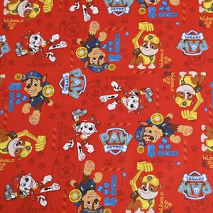 PAW Patrol Stoff Hund Welpe Chase Skye Everest Rex Cartoon Anime Baumwollstoff im 45cm