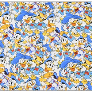 Donald Duck Fabric Disney Fabric Cartoon Anime Cotton Fabric By The Half Yard