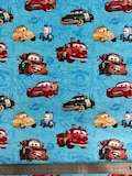Cars Fabric Lightning McQueen Fabric Cartoon Anime Cotton Fabric By The Half Meter