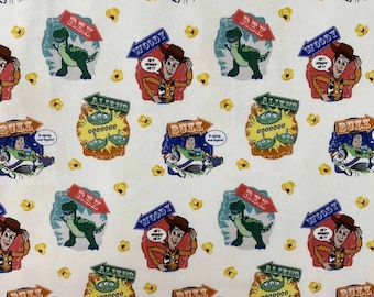 Toy Story Stoff Woody Buzz Lightjahre Cartoon Mr.PotatoHead Rex Jessie Cartoon Anime Baumwollstoff Meterware