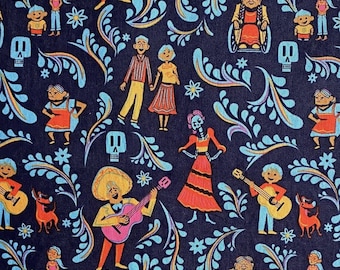 Disney Coco Fabric Coco Cartoon Anime Cotton Fabric By The Half Yard