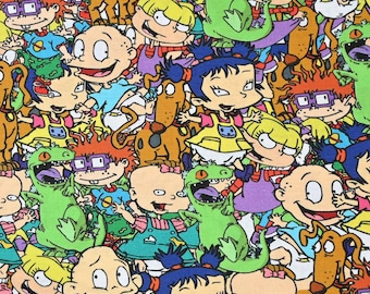Rugrats Fabric Cartoon Anime Cotton Fabric By The Half Yard