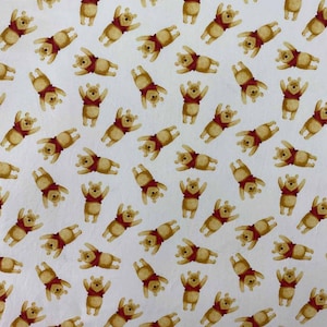 Winnie the Pooh Fabric Pooh Bear Eeyore Tigger Piglet Cartoon Anime Cotton Fabric By The Half Meter