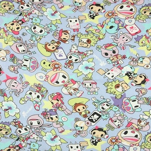 Tokidoki Fabric Unicorn Moofia Cartoon Anime Cotton Fabric By The 45cm